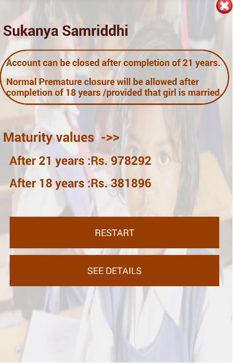 Sukanya Samridhi Yojona Calculator