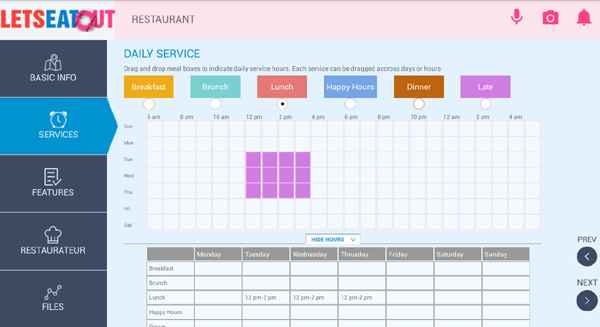 Restaurant App